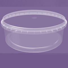 Полипропиленовая банка с крышкой 500мл