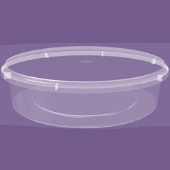 Полипропиленовая банка с крышкой 725мл