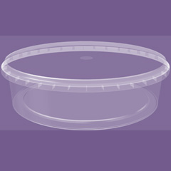 Полипропиленовая банка с крышкой 500мл