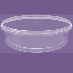 Полипропиленовая банка с крышкой 500мл