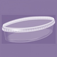 Полипропиленовая банка с крышкой 1л