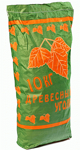 Древесный березовый уголь для мангала 10 кг