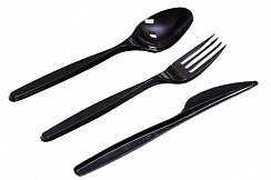 Комплект столовых приборов 3в1 в индивидуальной упаковке