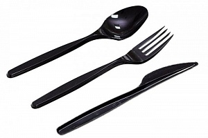 Комплект столовых приборов 3в1 в индивидуальной упаковке