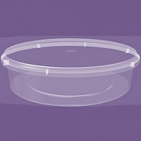 Полипропиленовая банка с крышкой 725мл