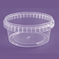 Полипропиленовая банка с крышкой 585мл