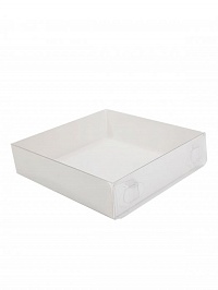Коробка с прозрачной крышкой 120х120х30