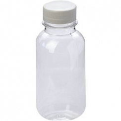 Бутылка ПЭТ 0.1л с крышкой прозрачная