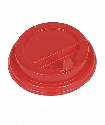 Крышка c питейником D-90 красная