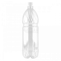 Бутылка ПЭТ 1.5л с крышкой прозрачная