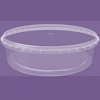 Полипропиленовая банка с крышкой 500мл