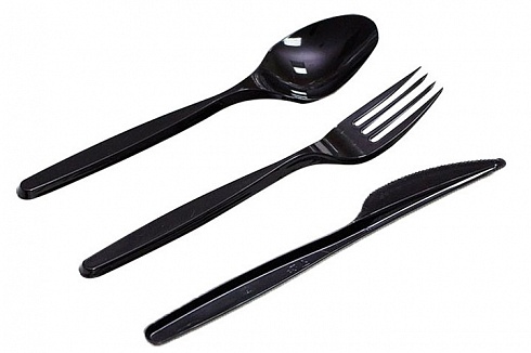 Комплект столовых приборов 3в1 в индивидуальной упаковке