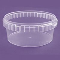 Полипропиленовая банка с крышкой 600мл